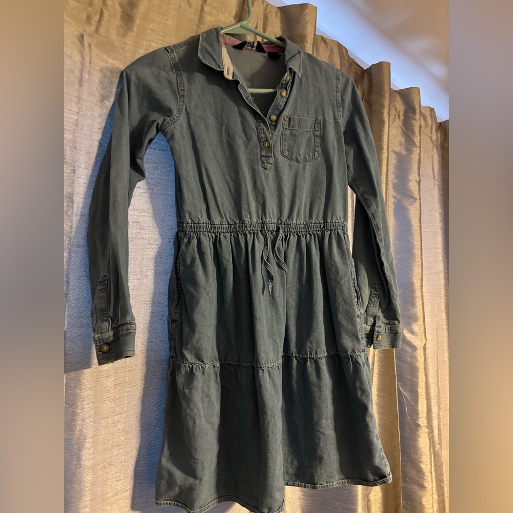 Lands End Jean dress. Girls size large.